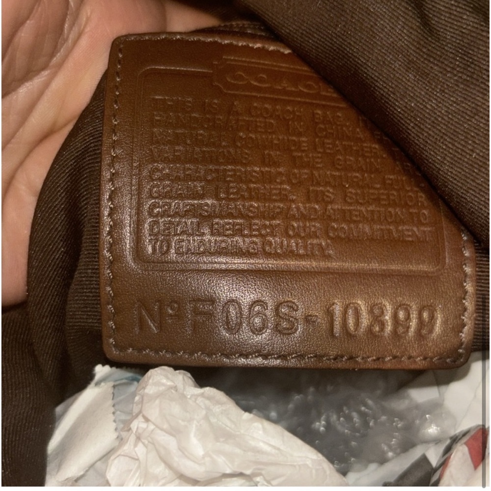 Coach Chelsea Leather Lace Crossbody EUC - Picture 5 of 5